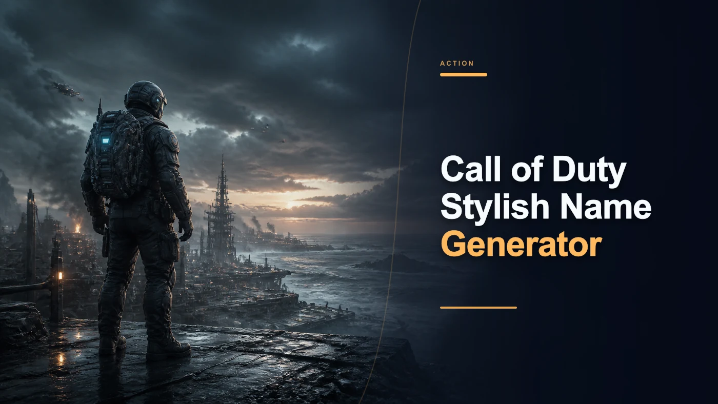 Call of Duty Stylish Name Generator banner artwork