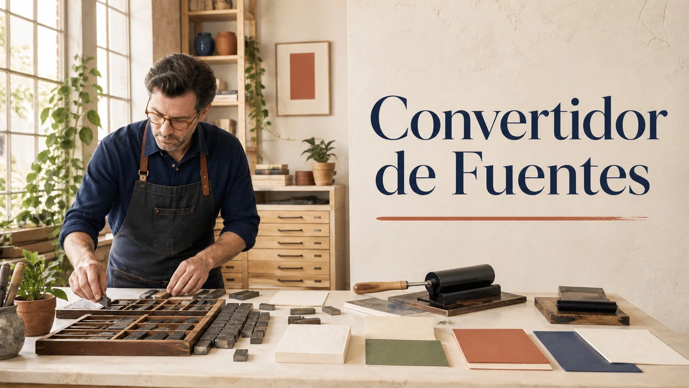 Convertidor de Fuentes banner artwork