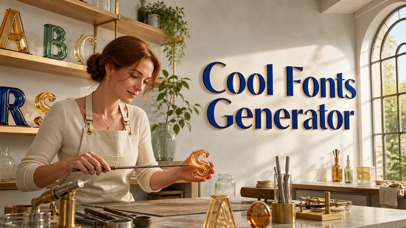 Cool Fonts Generator banner artwork
