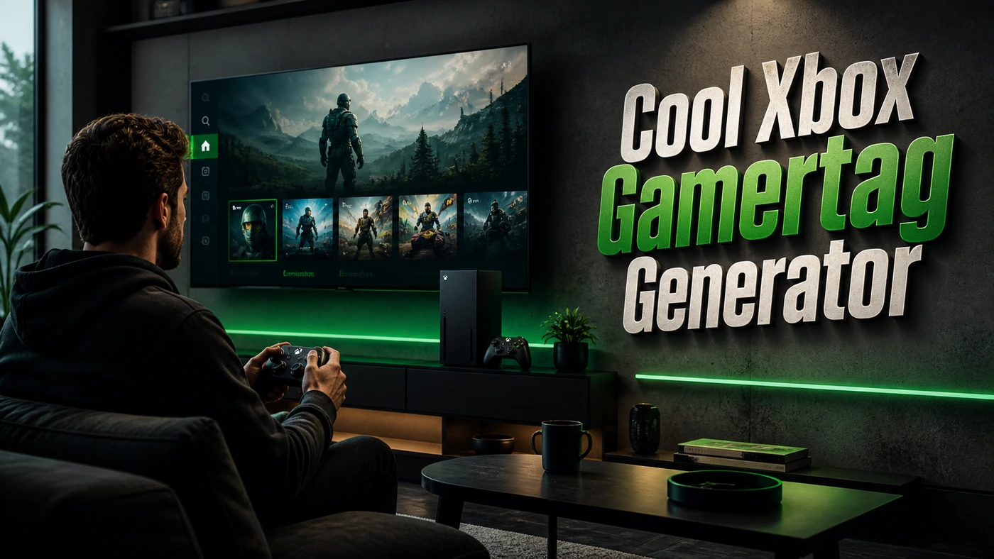 Cool Xbox Gamertag Generator banner artwork