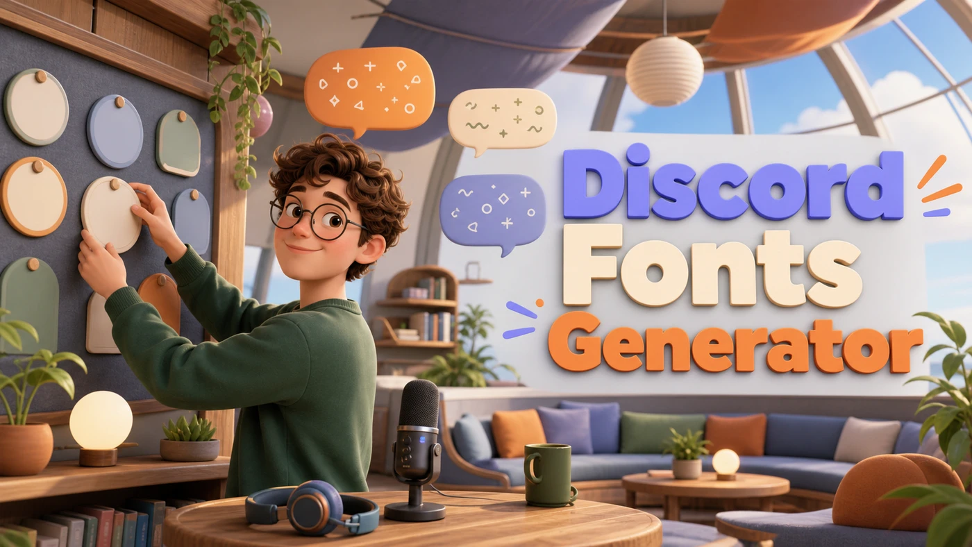 Discord Fonts Generator banner artwork