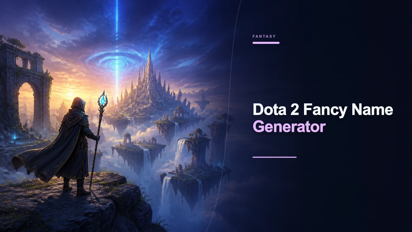 Dota 2 Fancy Name Generator banner artwork