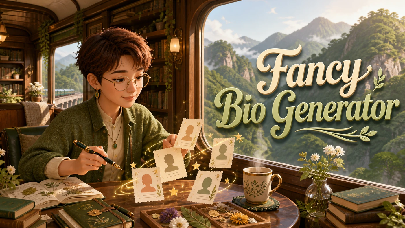 Fancy Bio Generator banner artwork