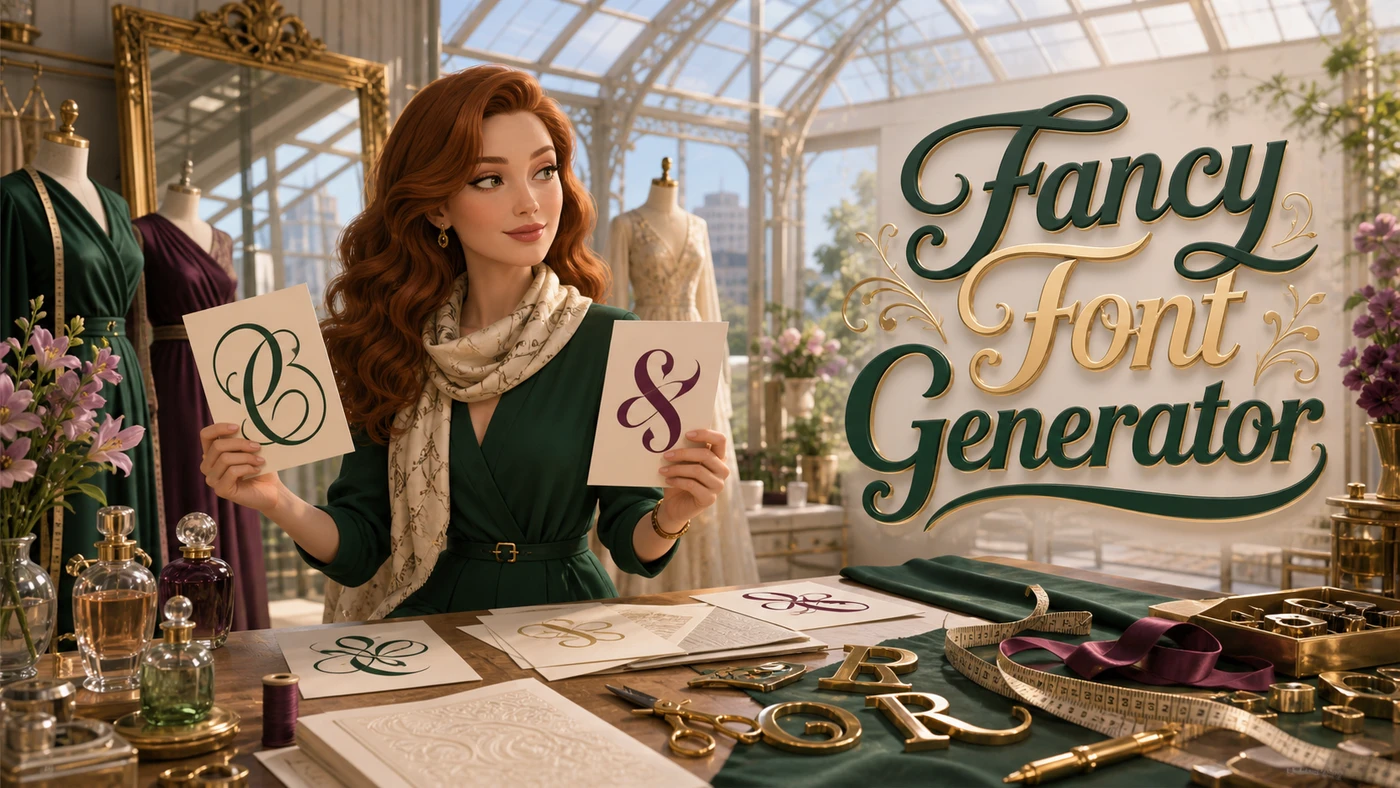 Fancy Font Generator banner artwork