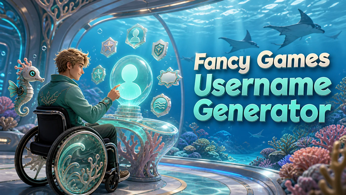 Fancy Games Username Generator banner artwork