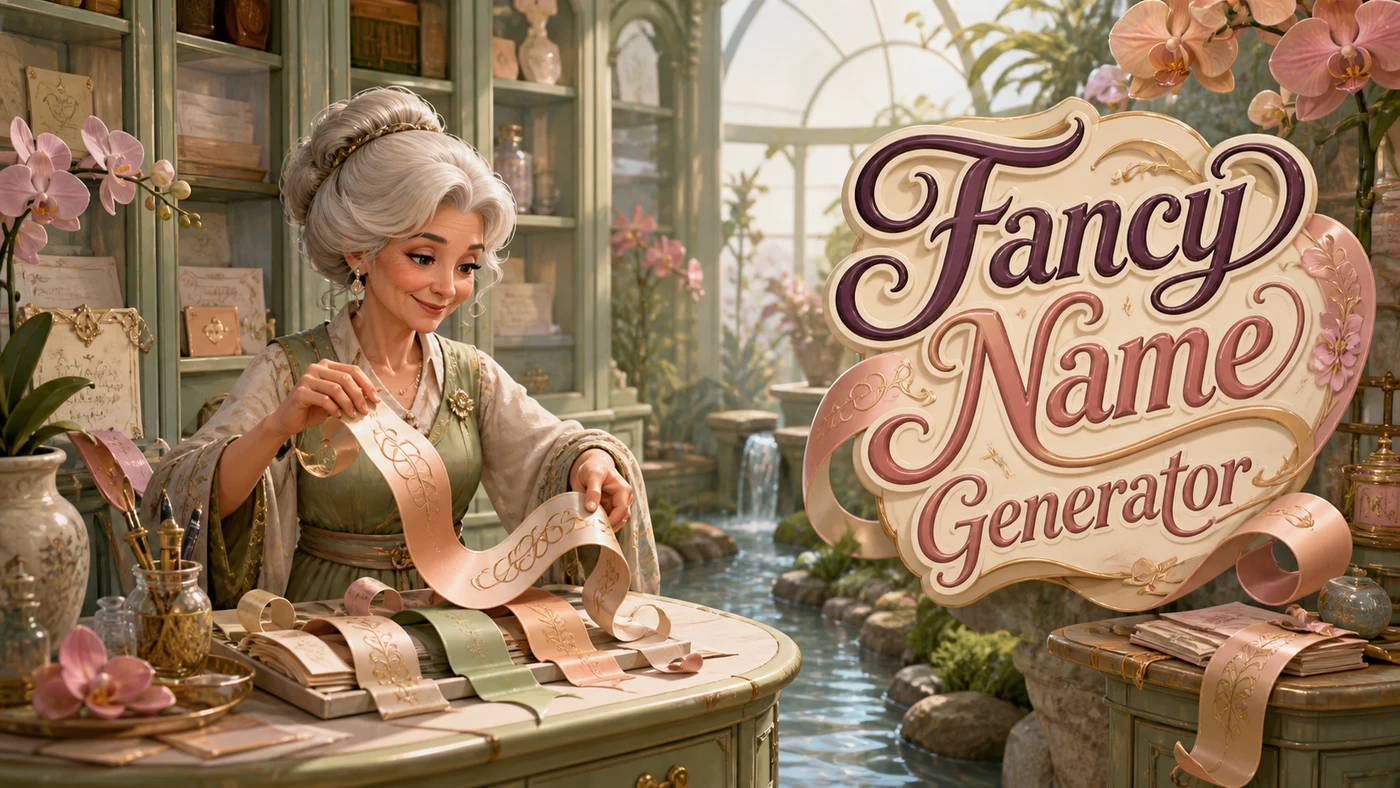 Fancy Name Generator banner artwork
