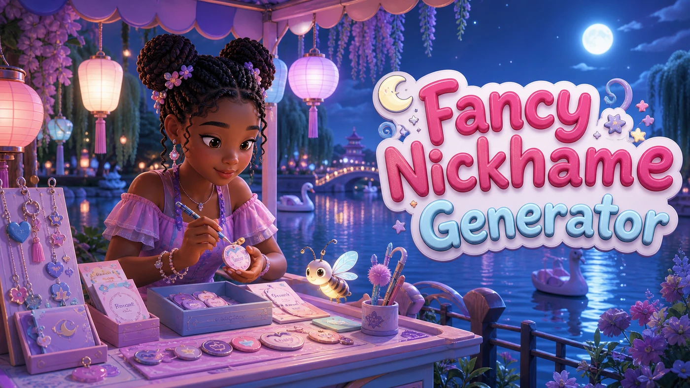 Fancy Nickname Generator banner artwork