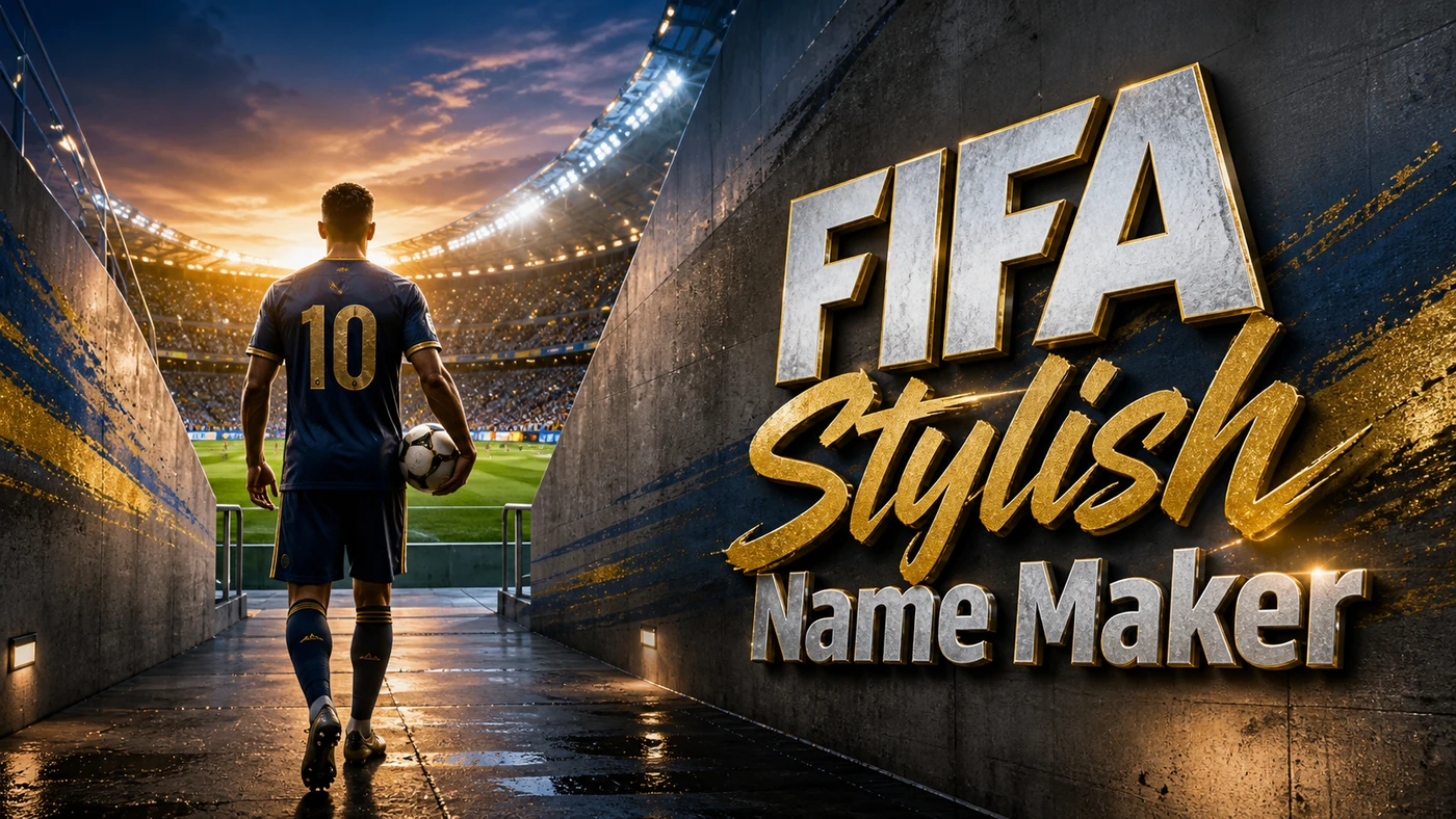 FIFA Stylish Name Maker banner artwork