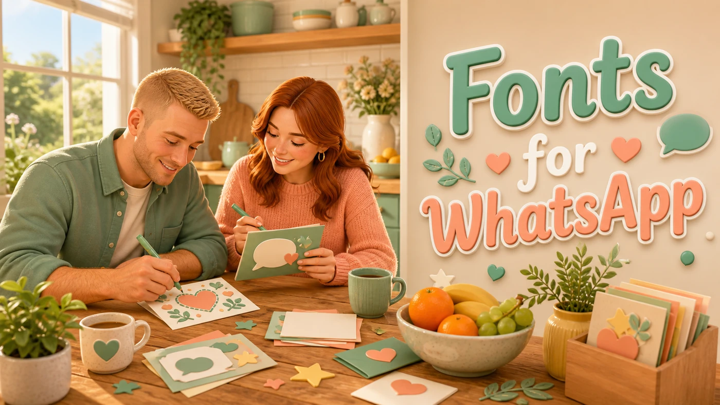 Fonts for WhatsApp banner artwork