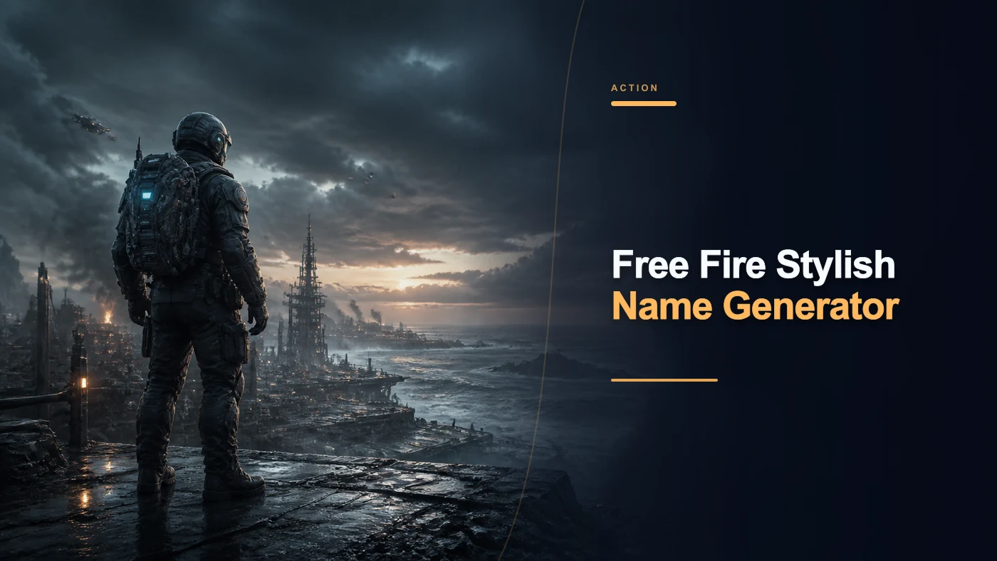 Free Fire Stylish Name Generator banner artwork