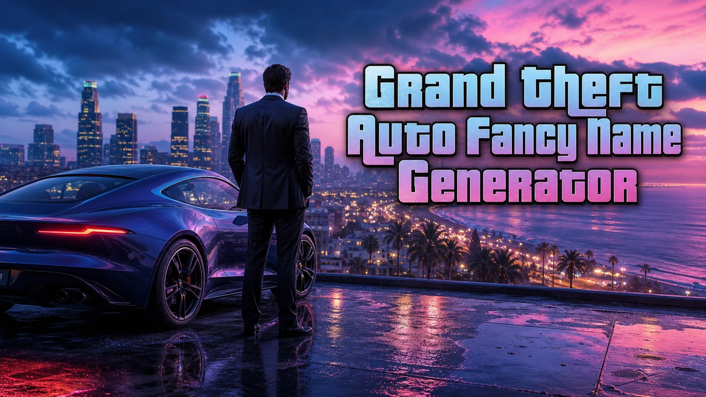 Grand Theft Auto Fancy Name Generator banner artwork