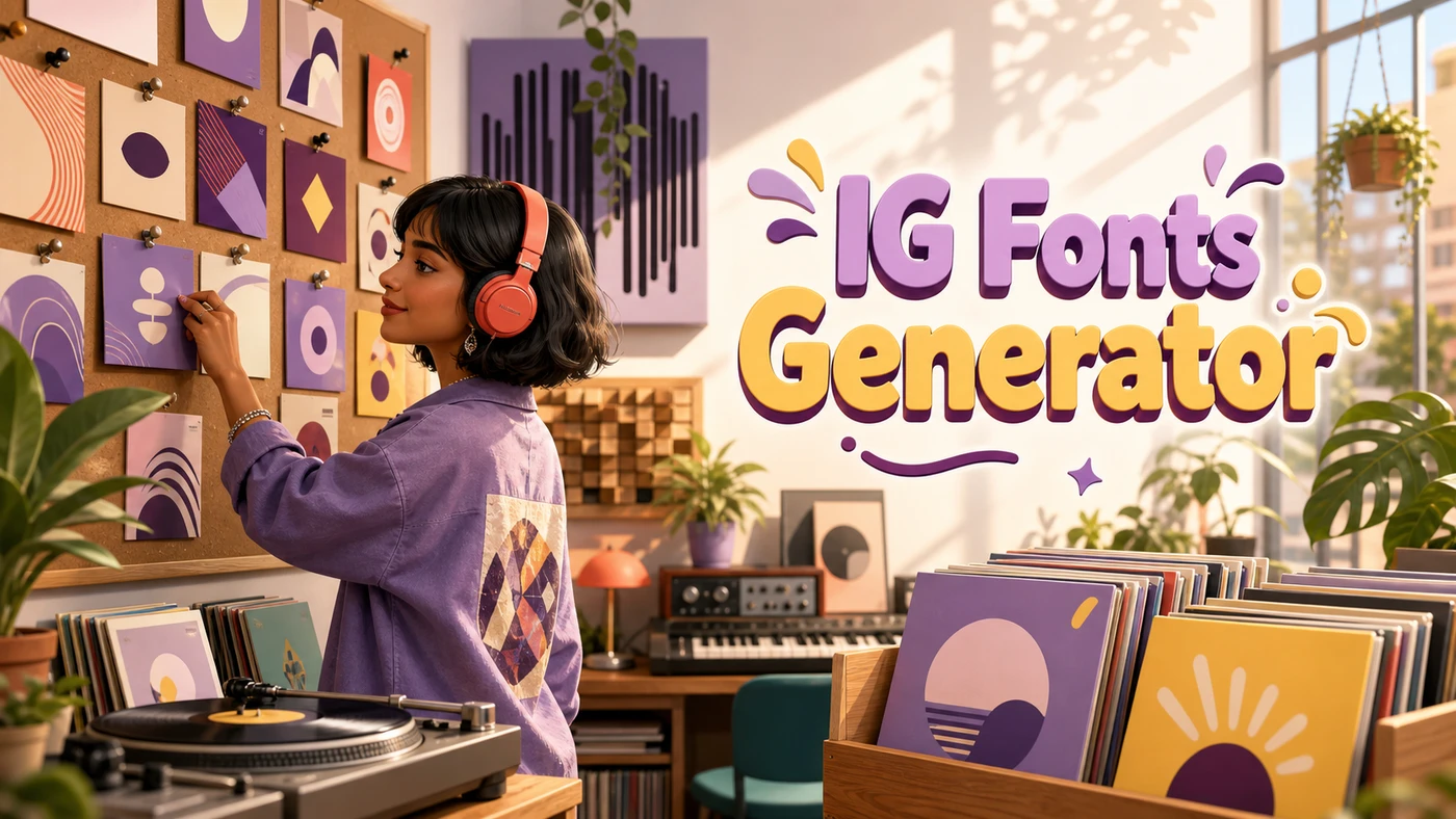 IG Fonts Generator banner artwork