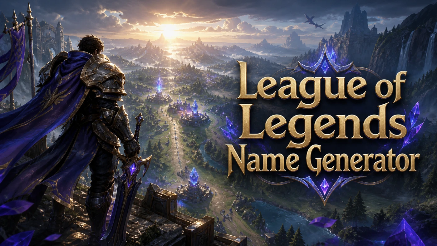 League of Legends Name Generator banner artwork