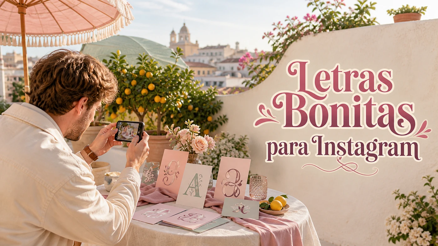 Letras Bonitas para Instagram banner artwork