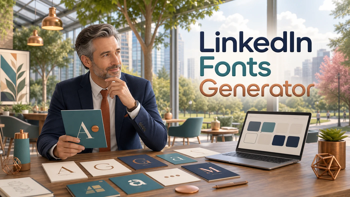 LinkedIn Fonts Generator banner artwork