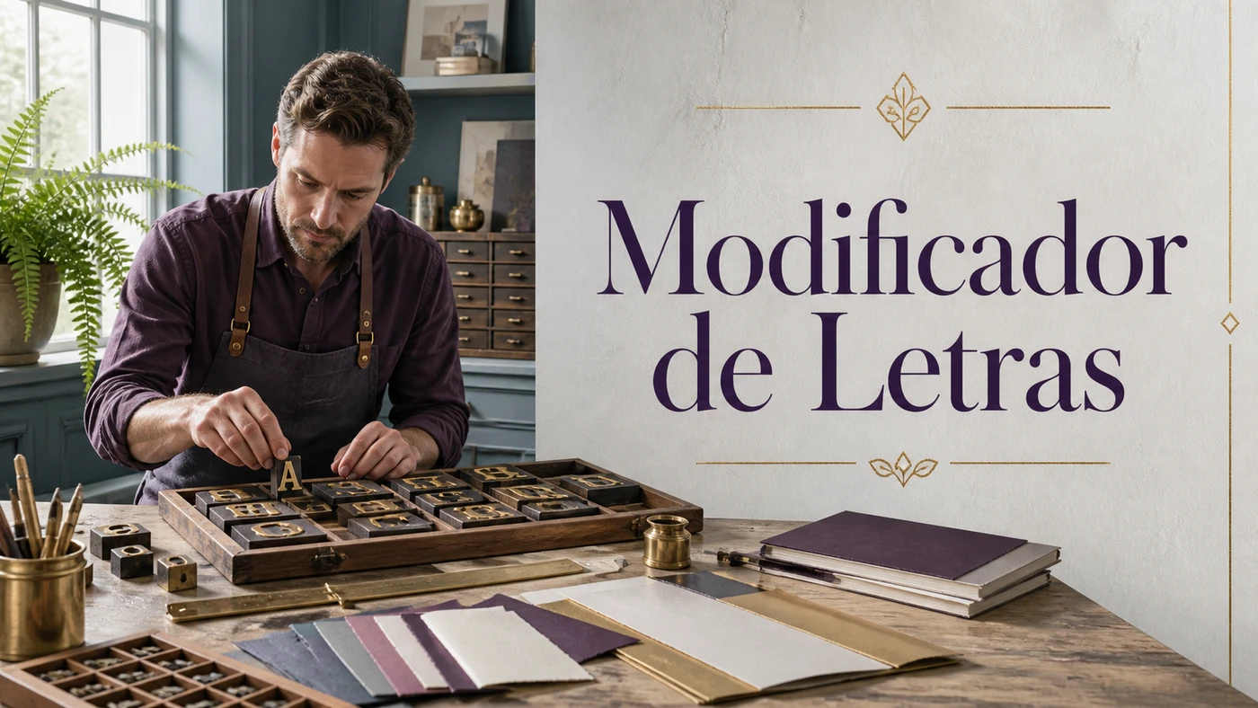 Modificador de Letras banner artwork