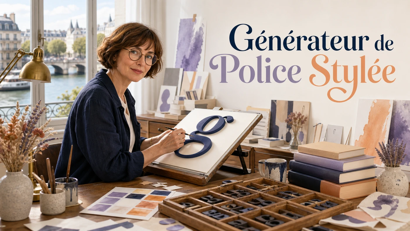 Générateur de Police Stylée banner artwork
