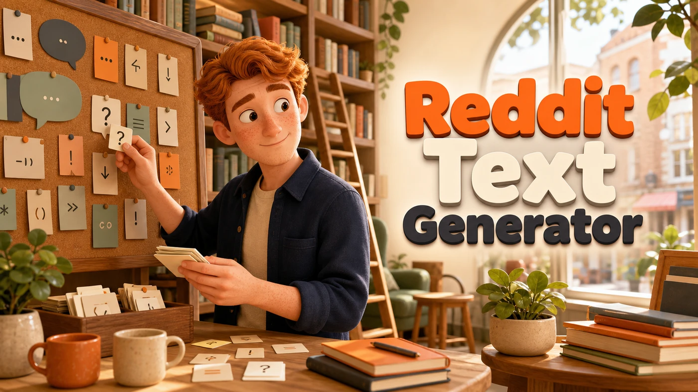 Reddit Text Generator banner artwork