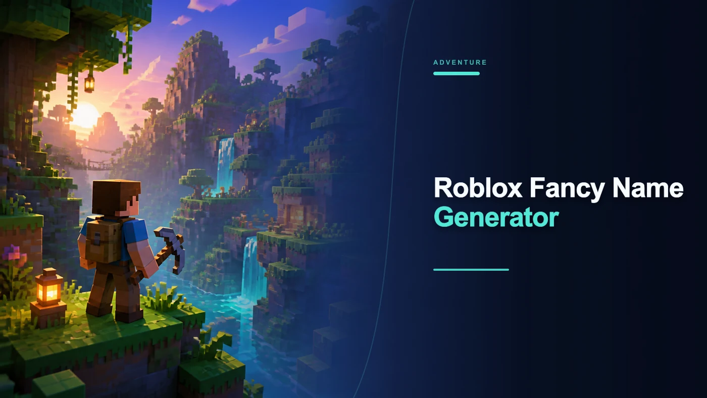 Roblox Fancy Name Generator banner artwork