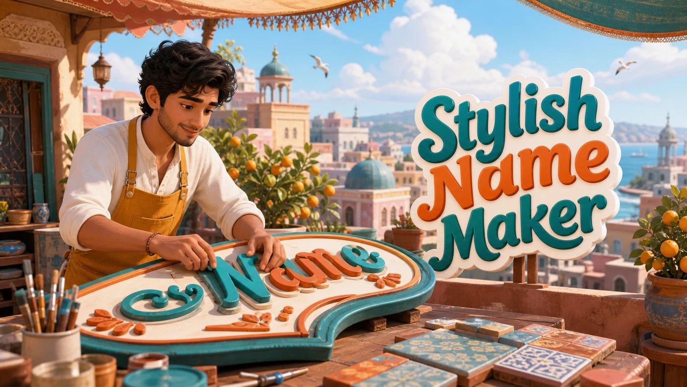 Stylish Name Maker banner artwork
