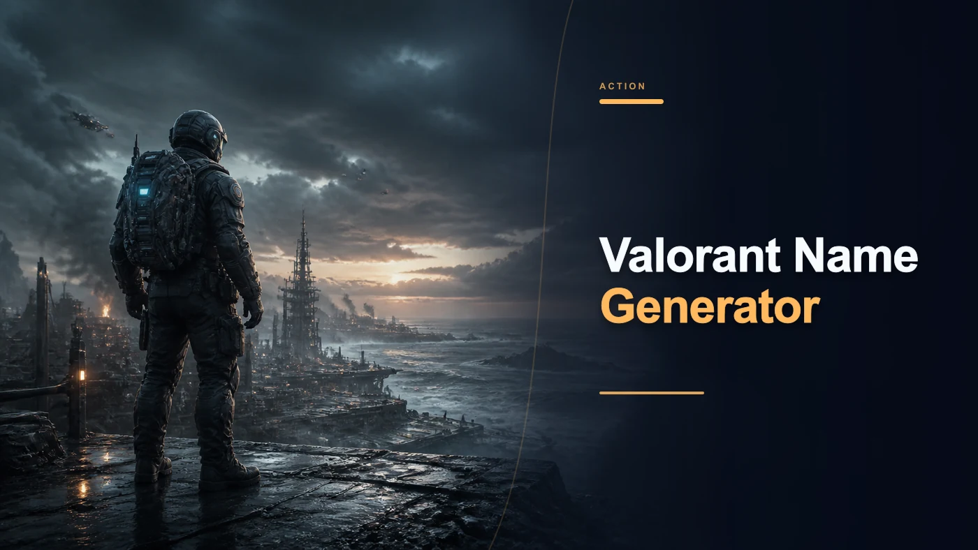 Valorant Name Generator banner artwork